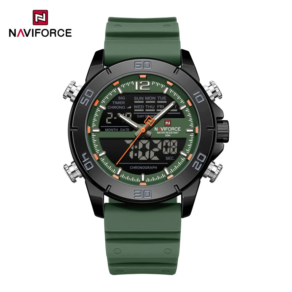 Relógio Naviforce NF9253T Verde Masculino Premium NF9253T - foto 9