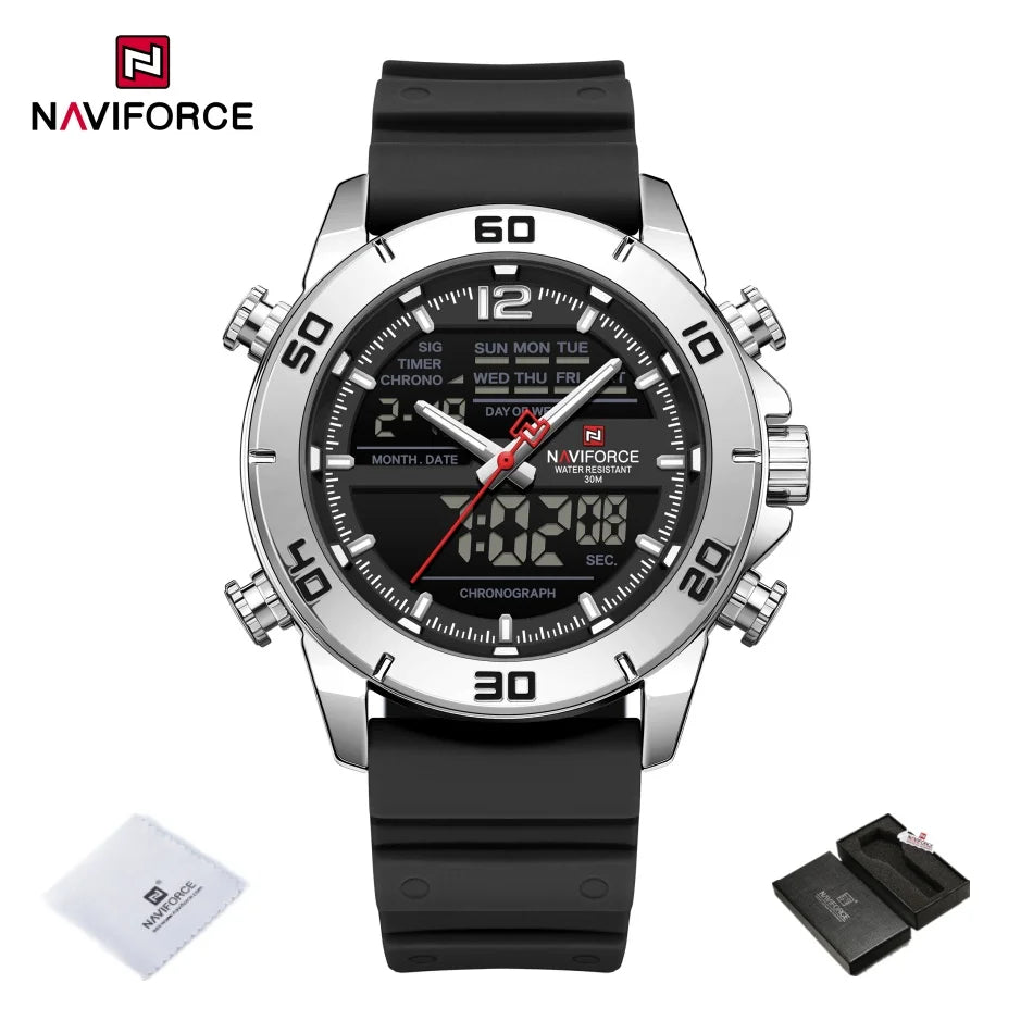 Relógio Naviforce NF9253T Preto Total Masculino Premium NF9253T - foto 9
