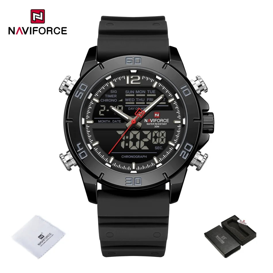 Relógio Naviforce NF9253T Preto Total Masculino Premium NF9253T - foto principal