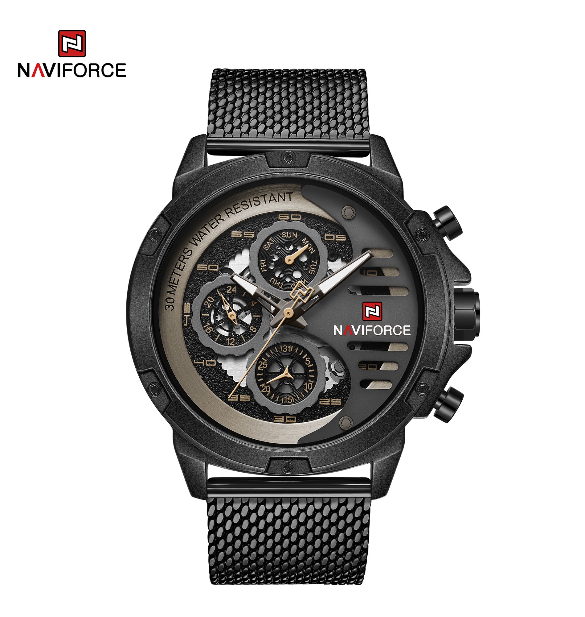 Relógio Naviforce NF9110S Aço Masculino Premium NF9110S - foto principal