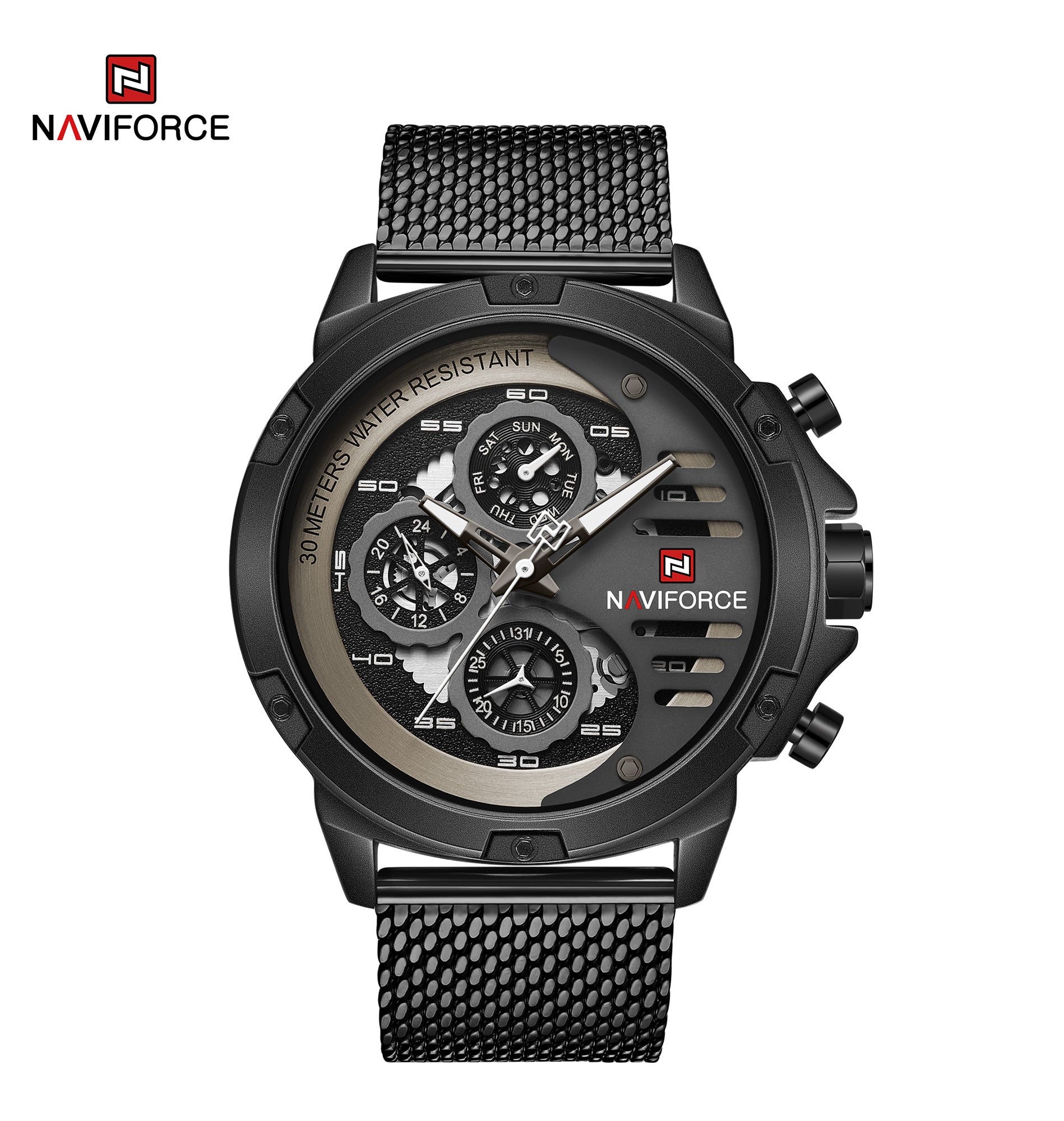 Relógio Naviforce NF9110S Aço Masculino Premium NF9110S - foto 3